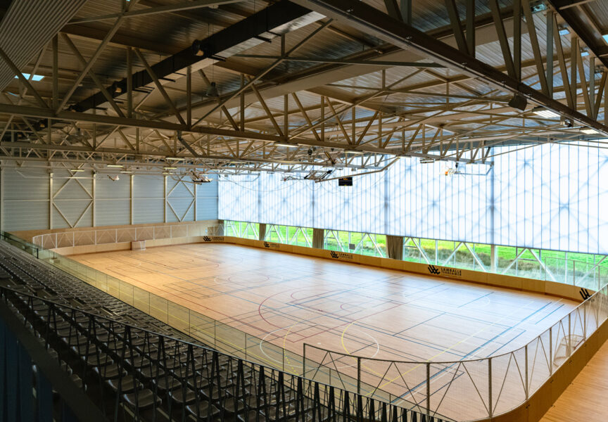 Le plateau multisports de la Halle des Sports du Liffré.